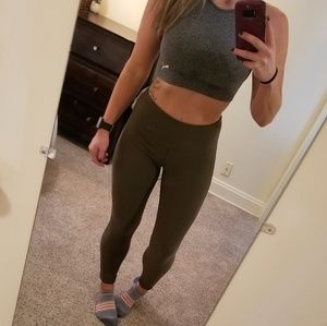 Mondetta brand, green work out/ activewear legging